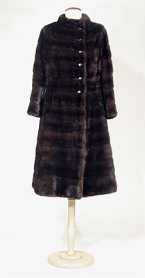 Lot 3636 - Bergdorf Goodman Black Willow Mink Coat...