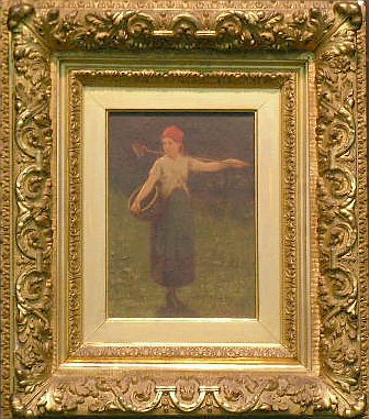 Lot 2084 - Attributed to William Morgan WOMAN IN A FIELD...