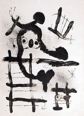 Lot 1272 - Joan Miró THE SLINGSHOT BIRD (M. 454)...