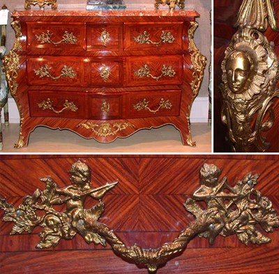 Lot 212A - Louis XV Style Gilt-Metal Mounted Marble Top...
