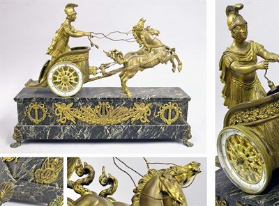 Lot 2294 - Neoclassical Style Gilt-Bronze and Green...
