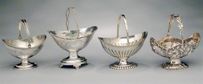Lot 2155 - Miscellaneous Group of Silver Swing Handled...