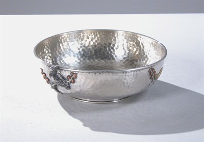 Lot 2442 - Whiting Mixed Metal Bowl In the Japanesque...
