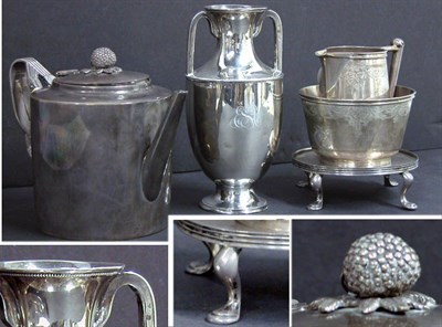Lot 2206 - Miscellaneous Group of Silver Hollowware 19th...