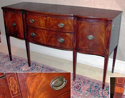Lot 2418 - Federal Style Mahogany Sideboard Height 37 1/2...
