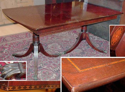 Lot 2311 - Georgian Style Mahogany Dining Table with...