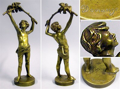 Lot 2408 - French Gilt-Bronze Sculpture of a Youth with...