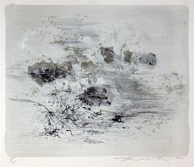 Lot 1324 - Zao Wou-ki SANS TITRE (RIVIERE 127) Color...