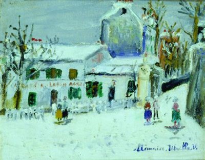 Lot 26 - Maurice Utrillo French, 1883-1955 LE LAPIN...