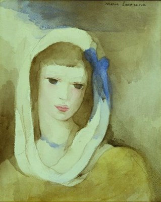 Lot 28 - Marie Laurencin French, 1883-1956 JEUNE FILLE...