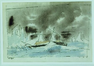 Lot 54 - Lyonel Feininger American, 1871-1956 ICEBOUND...