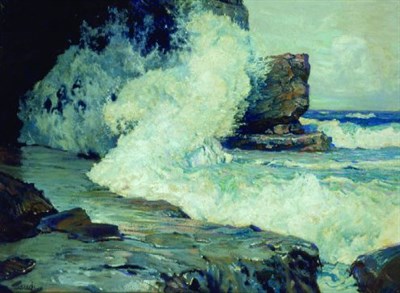 Lot 173 - Frederick Judd Waugh 1861-1940 FORTISSIMO...