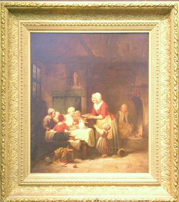 Lot 2003 - Attributed to Basile de Loose FAMILY MEAL...
