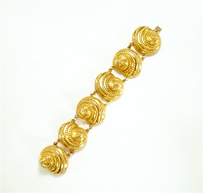 Lot 3127 - Nettie Rosenstein Conch Shell Motif Link...