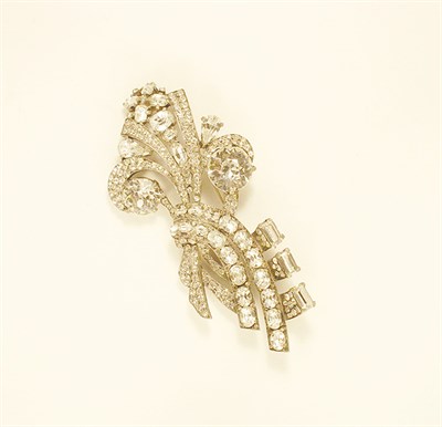 Lot 3088 - Eisenberg Brooch of Swarovski Crystals USA,...