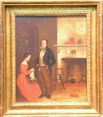 Lot 2006 - Attributed to David Claypool Johnston MAN AND...