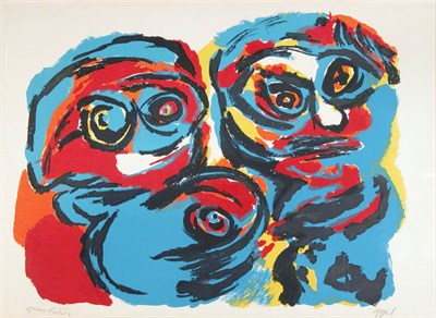 Lot 1168 - Karel Appel COMPOSITION Color lithograph,...