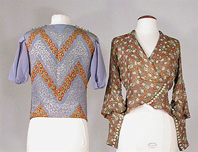 Lot 3438 - Milgrim Couture Lavish Evening Blouse and...