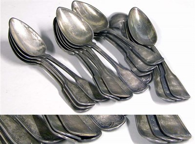 Lot 2163 - Set of Silver Spoons Gale & Hayden, New York,...