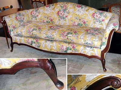 Lot 2590A - Louis XV Style Walnut Upholstered Sofa