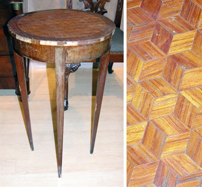 Lot 220 - Louis XVI Style Kingwood and Parquetry...