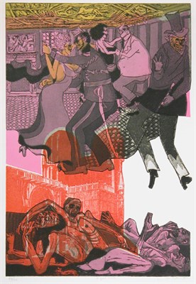 Lot 1193 - Warrington Colescott Complete set of ten color...