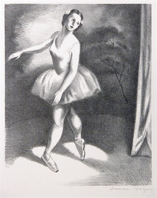Lot 1313 - Isaac Soyer BALLERINA Lithograph, signed in...