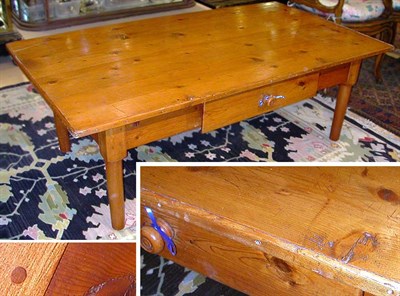 Lot 343 - Provincial Style Pine Coffee Table