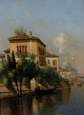 Lot 195 - Karl Eugene Felix 1837-1906 VENICE Signed K.E....