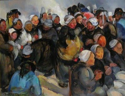 Lot 251 - Martha Walter 1875-1976 CHICKEN MARKET,...
