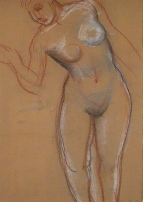 Lot 308 - Arthur Beecher Carles 1882-1952 STANDING NUDE,...