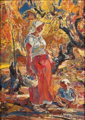 Lot 264 - John Edward Costigan 1888-1972 FIGURE WITH...