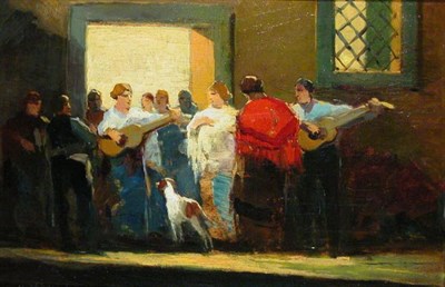 Lot 166 - Renato Natali Italian, 1883-1979 REVELLERS...