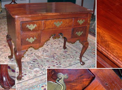 Lot 2258 - Queen Anne Walnut High Chest Base Delaware...