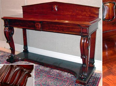 Lot 2420 - William IV Mahogany Sideboard Height 49 1/2...