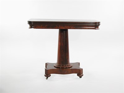 Lot 2072 - Pair of Classical Mahogany Card Tables Second...