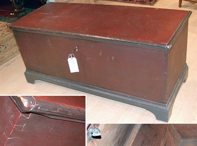 Lot 2084 - Painted Blanket Chest Possibly Pennsylvania,...