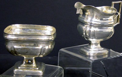 Lot 2148 - American Silver Creamer and Waste Bowl John...