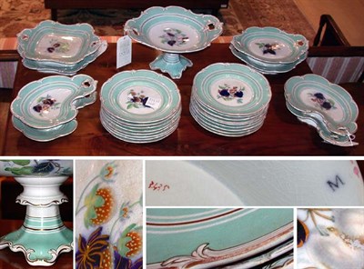 Lot 2246 - English Pottery Dessert Service Mid 19th...