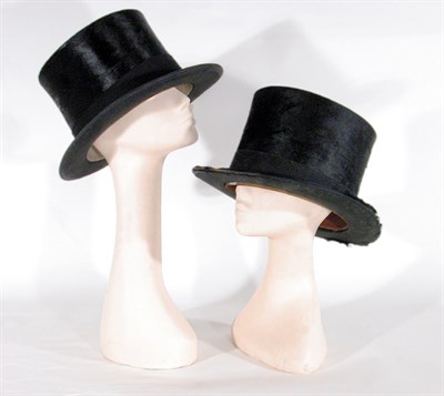 Lot 3667 - Two Mens Opera Hats French and English, early...