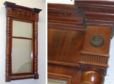 Lot 2119 - Classical Mahogany Pier Mirror Second quarter...