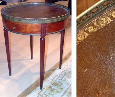 Lot 2485 - Louis XVI Style Mahogany Bouillotte Table...