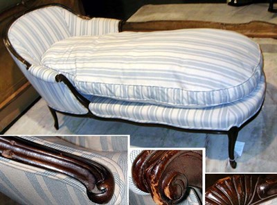 Lot 2592 - Louis XV Style Chaise Lounge