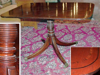 Lot 2370 - Regency Inlaid Mahogany Breakfast Table Height...
