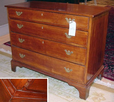 Lot 2493 - George III Style Fruitwood Chest of Drawers...