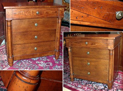 Lot 2355 - Pair of Empire Style Mahogany Bedside Commodes