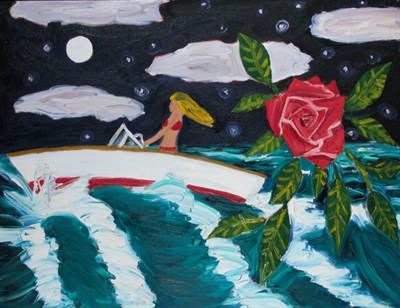 Lot 52 - Richard Bosman American, b.1944 SPEEDBOAT...