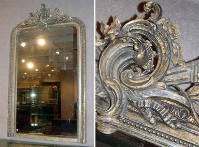 Lot 2299 - Napoleon III Gilt-Wood Mirror Height 58 inches,...