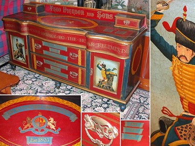 Lot 2577 - Victorian Painted Sideboard Height 39 inches,...