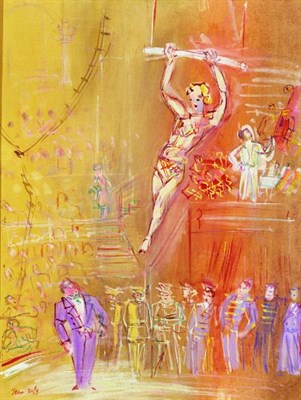 Lot 160 - Jean Dufy French, 1888-1964 LA TRAPEZISTE...